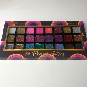 🌿Amethyst Gems Pressed Glitter Palette